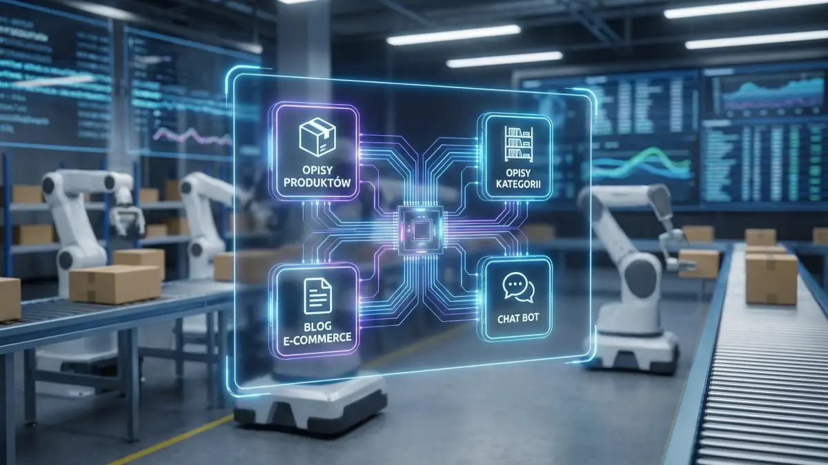 Schemat wdrożenia sztucznej inteligencji w sklepie internetowym (e-commerce AI): od generowania ruchu po obsługę klienta