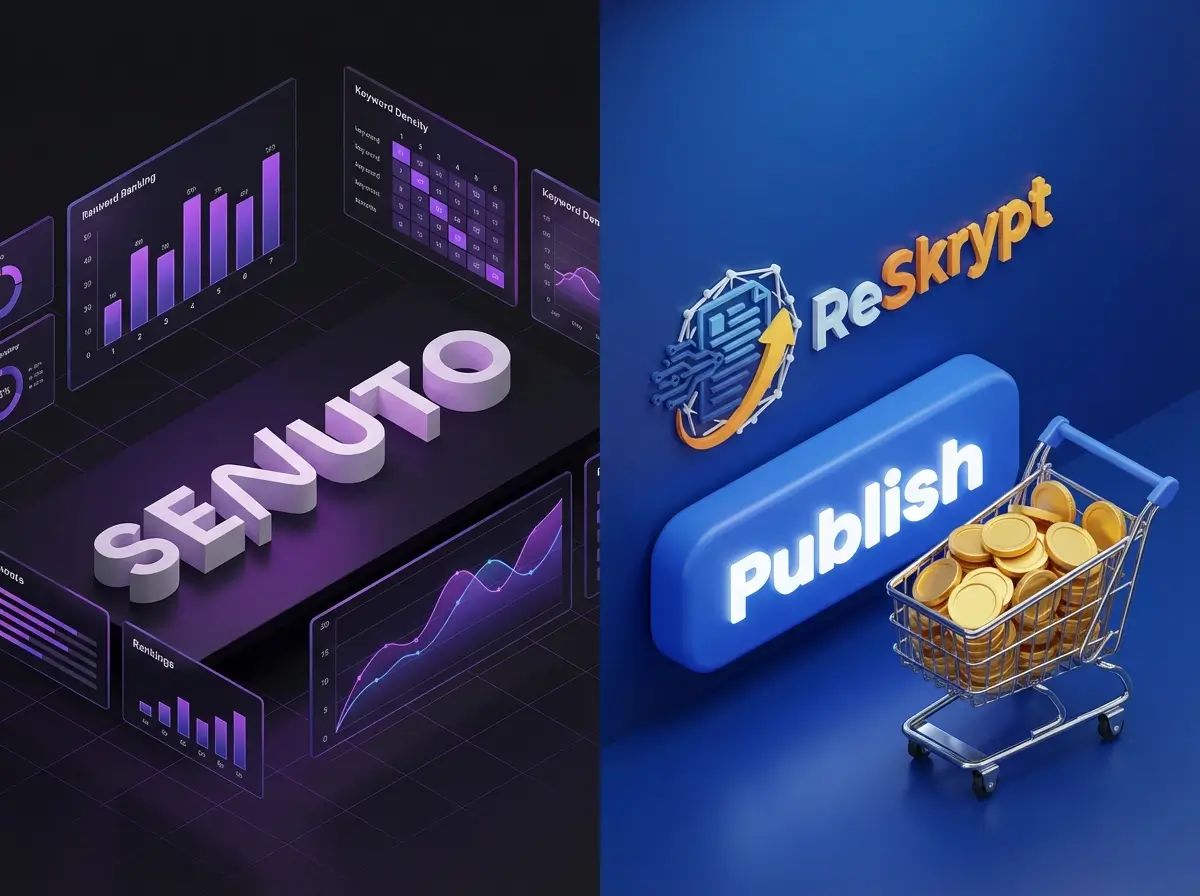 Senuto Writer vs ReSkrypt - porównanie narzędzi AI do pisania artykułów SEO