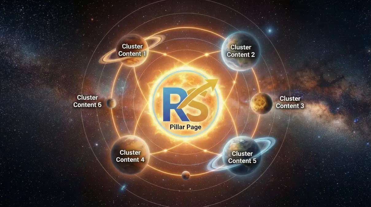 Strategia Topic Clusters – Słońce i planety jako strategia budująca autorytet tematyczny w Google