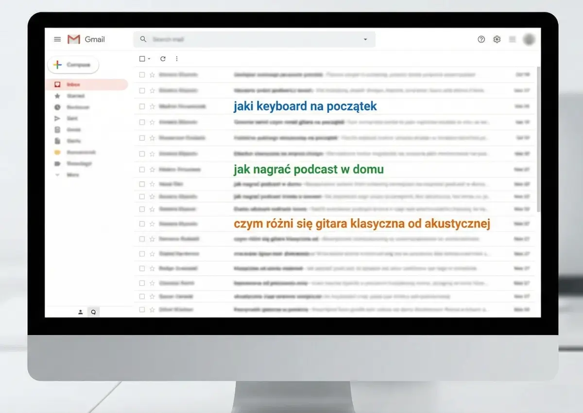 Pytania klientów w skrzynce mailowej jako źródło tematów na blog firmowy
